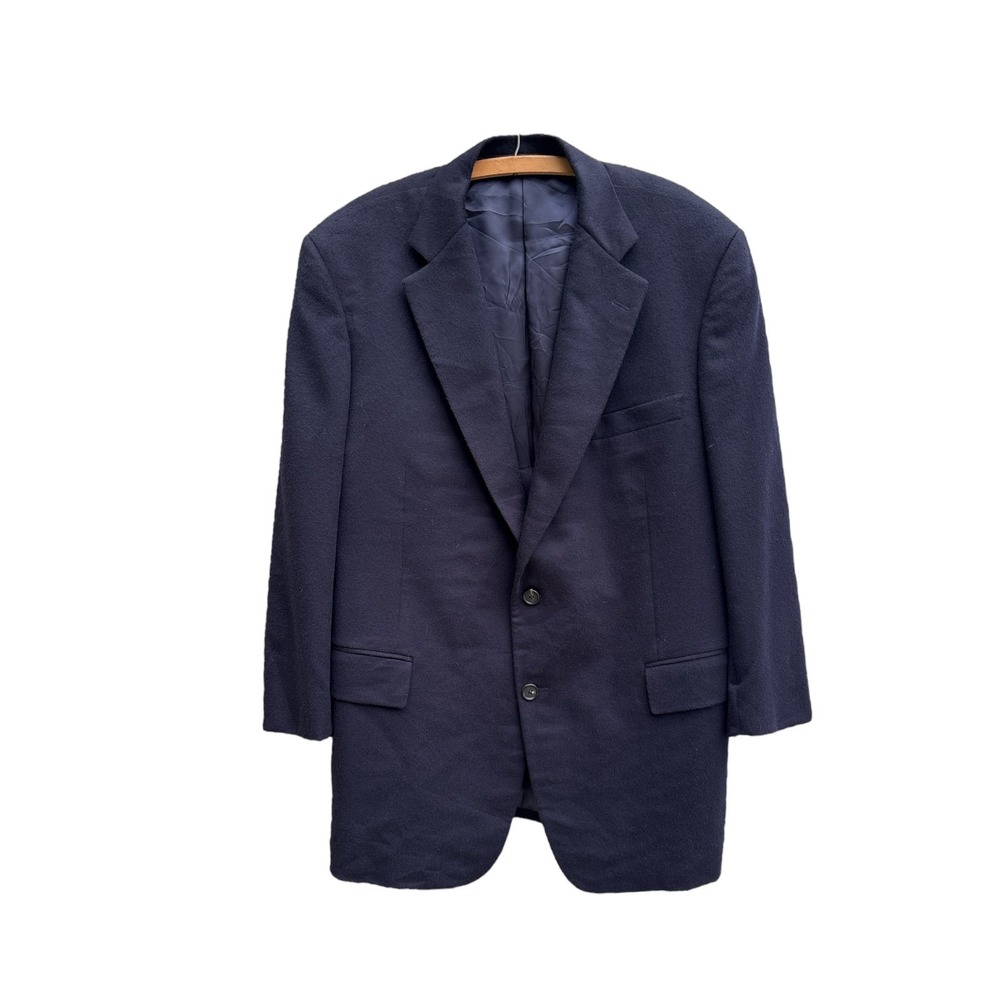 Brooks Brothers 1818 Madison‎ 100% Loro Piana Italy Cashmere Navy Blazer 45R